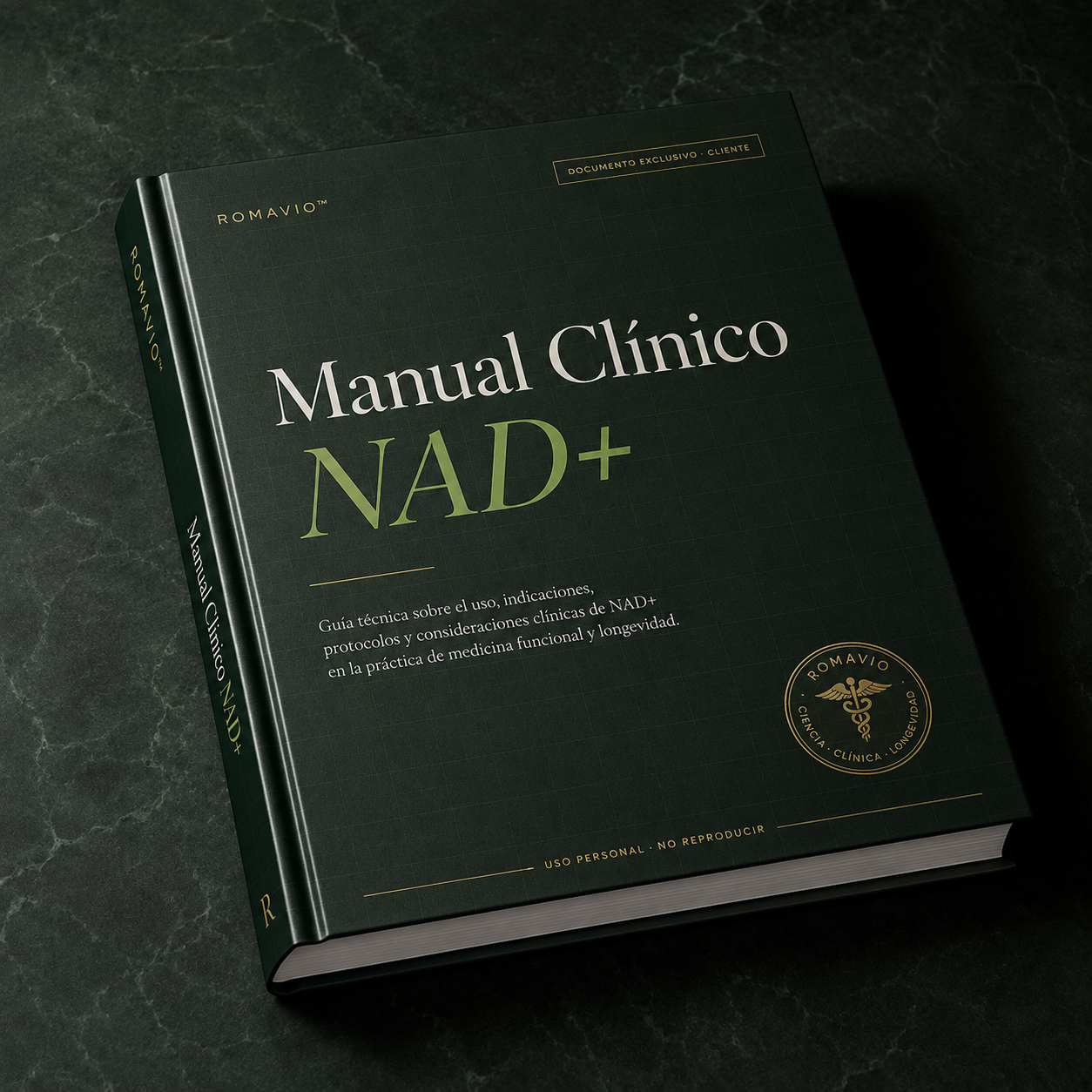 Manual Clínico NAD+ Romavio™ | Protocolo reactivación vascular